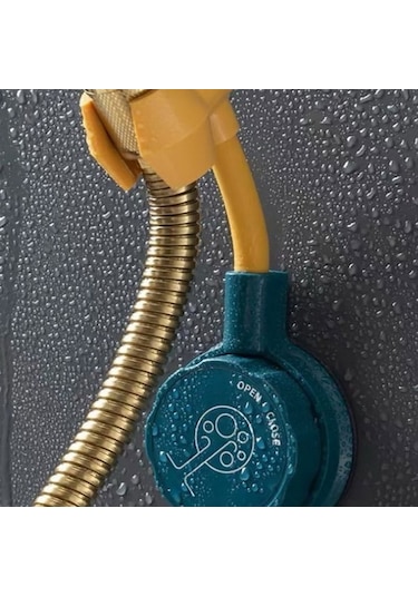 Primepickings Koyu Yeşil Delinmeyen Duş Aparatı Sabit Duş Aparatı Ayarlanabilir Evrensel Alet 2 Katlı Gri