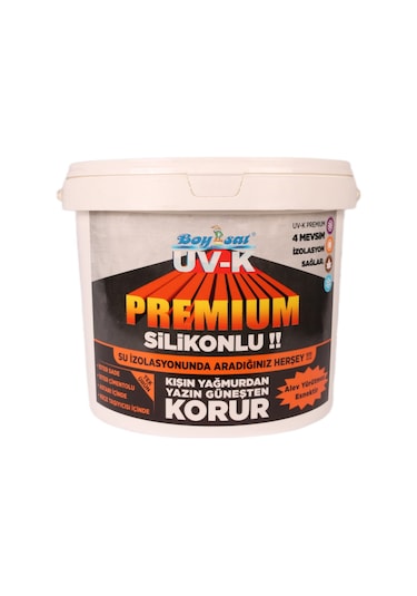 Uv-k Premium Silikonlu Su Yalıtım Boyası - Çim Yeşil - 3 Kg