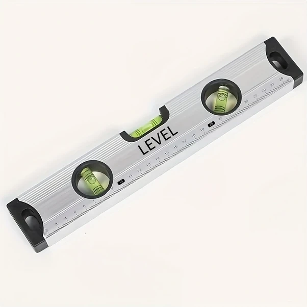 Willowhaven 2 Adet Manyetik Cetvel 30cm 4cm Kabarcık Terazi Hırdavat