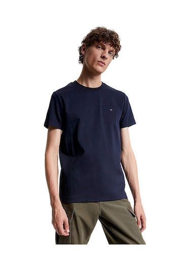 Tommy Hilfiger Mw0mw33202 Luxury Erkek Tişört Mavi