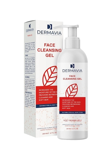Dermavia Laktik Asit Yüz Yıkama Jeli 200 ML