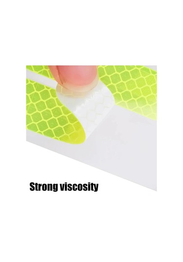 80-10 Adet Kask Güvenlik Uyarı Yansıtıcı Çıkartmalar Şerit Su