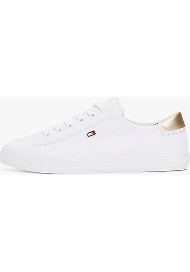 Vulc Canvas Lace Up Sneaker Beyaz