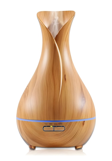 550 Ml Hava Nemlendirici Buhar Makinesi Ultrasonik Aroma Difüzör Oda Nemlendirici 7 Led Işıklı