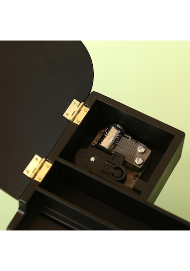 Suntek Minyatür Dollhouse Aksesuarları Sevgililer Günü Siyah