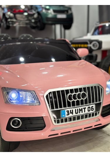 Oyuncak's Öykü Bebek Dünyası Akülü Araba 12 Volt Audi Suv Pembe