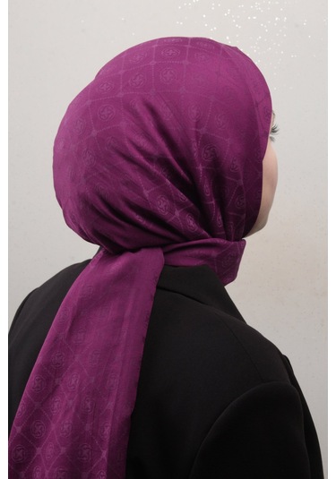 Mürdüm Cotton Pamuk Şal 992 451699 Mürdüm