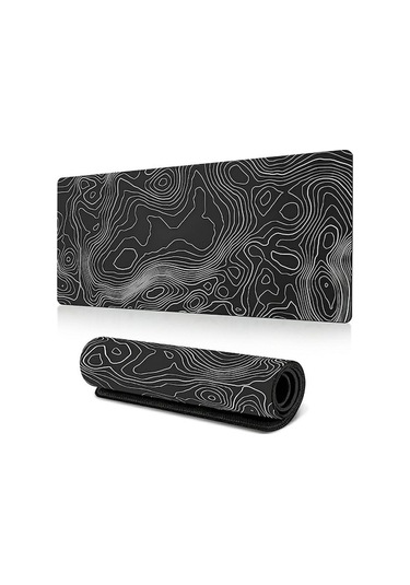 Cbtx 300 X 600 X 3mm Soyut Desenli Kauçuk Mouse Pad Kaymaz Büyük Mouse Mat - Stil S Stil S