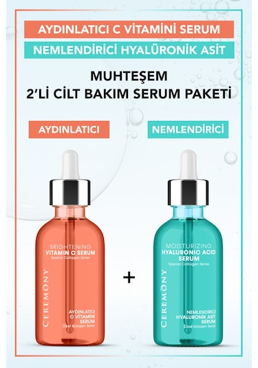Ceremony Hyaluronik Asit + Vitamin C Serum 30 ML