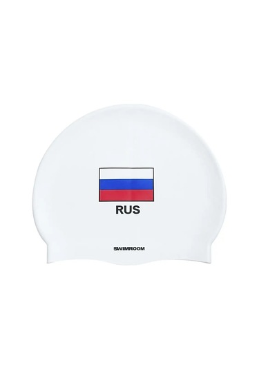 Swimroom Rus Flag Silikon Yüzme Bonecuğu 164860503 Beyaz
