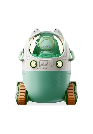 Rogfer Mj066 220ml Taşınabilir Masaüstü Sevimli Karikatür Tank Araba Hava Nemlendirici Led Işıklı, Model: Usb Yeşil - Yeşil