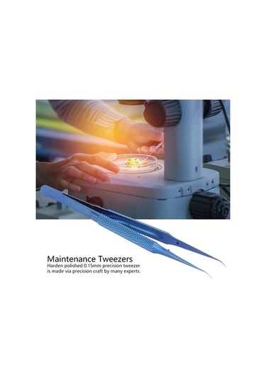 Tongxida 0.15mm Titanyum Mikroskop Cımbızı, Yorgunluk Önleyici, Manyetik Ve Paslanmaz