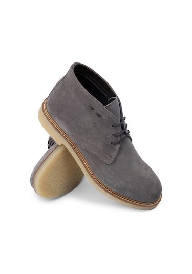 Deery Hakiki Süet Gri Erkek Bot Gri (539875392)