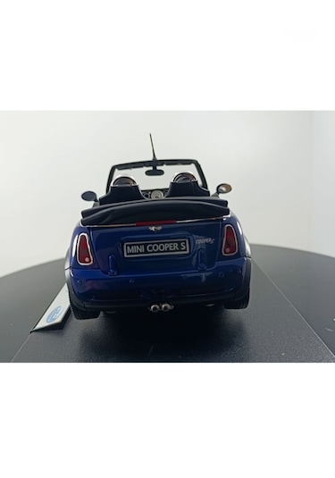 Welly 1:18 Mini Cooper S Cabrio Lacivert Model Araba