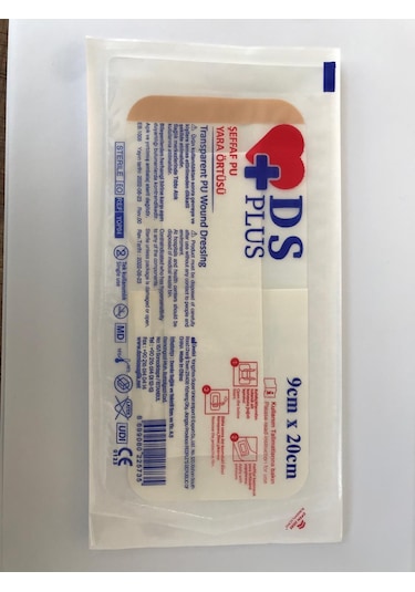 Ds Plus Pu Şeffaf Su Geçirmez Yara Pedi 9 x 20 CM