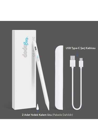 Dodobees K11 Yeni iPad & iPad Pro Uyumlu Manyetik Kapasitif Stylus Kalem