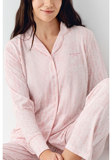 Pierre Cardin Kadın Krem Pijama Takımı Pc9087-s-v1 Krem