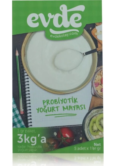 Evde Probiyotik Yoğurt Mayası 5 Adet 1 G