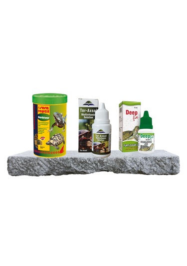 Purecanpati Kara Kaplumbağa Yem, Vitamin Ve Kabuk Koruyucu Jel Seti Sera Professional Herbivor 250 Ml, Tur Axol Vitamin, Fix Turti Clean Jel