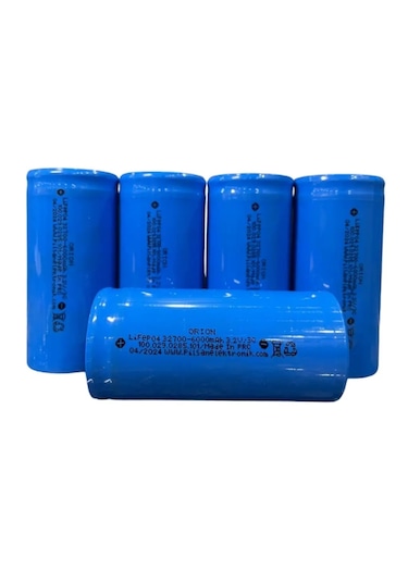 1 Adet 32700  Lifepo4 Pil 3.2v 6000 Mah 3c Ifr32700 Mavi