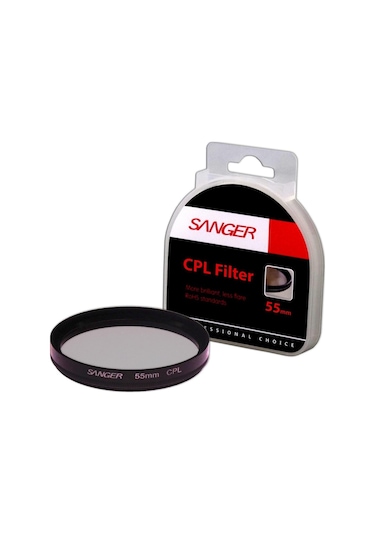 Sanger 55 MM CPL Polarize Filtre