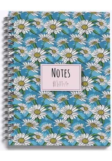 My Mia Art Daisy-midi 14x20 Çizgili Defter Çok Renkli