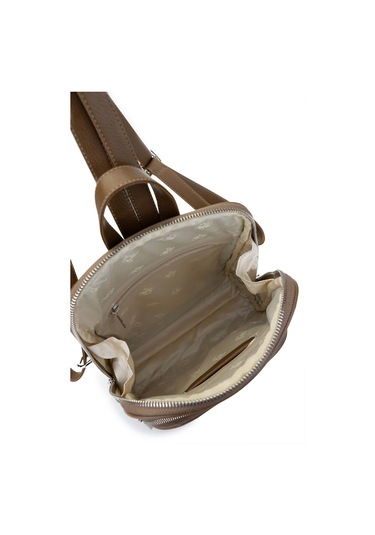 Tamer Tanca Kadın Vegan Vizon Sırt Çantası 1099 200 Bn Cnt Sk24-25 Vızon Vizon