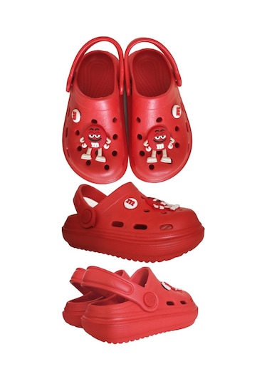Cross Anatomik Kırmızı Eva Plaj Deniz Günlük Çocuk Terlik 755 Kırmızı