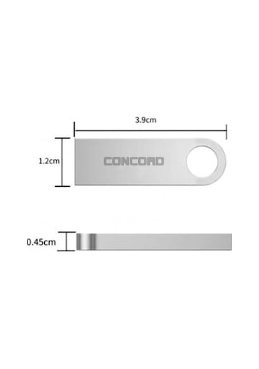 8 Gb Usb 2.0 Double Metal Flash Bellek C-u8