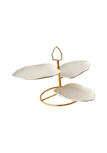 Suntek Magideal Cupcake Meyve Tatlısı Servis Tabakları Partiler Beyaz