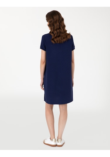 Pierre Cardin Kadın Lacivert Elbise Örme 50308462-vr033 Lacivert