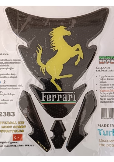 Ferrari Tankpad Siyah