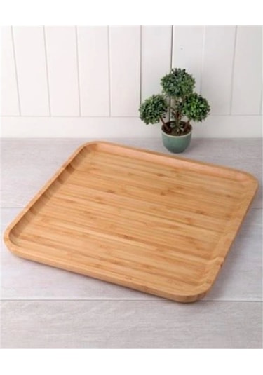 Bambu Kare Sunum Tabağı 30cm Royaleks-kr3030 Çok Renkli