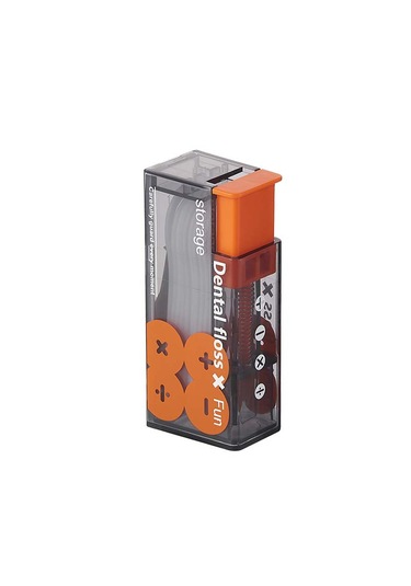 Taşınabilir Diş İpi Kutusu Otomatik Olarak Açılır - Turuncu