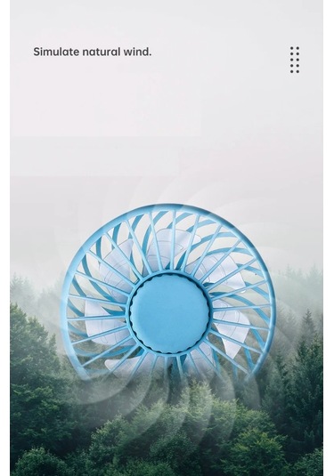 Aromaterapi Difüzörlü Usb Fan, Elektrikli Fan Siyah,