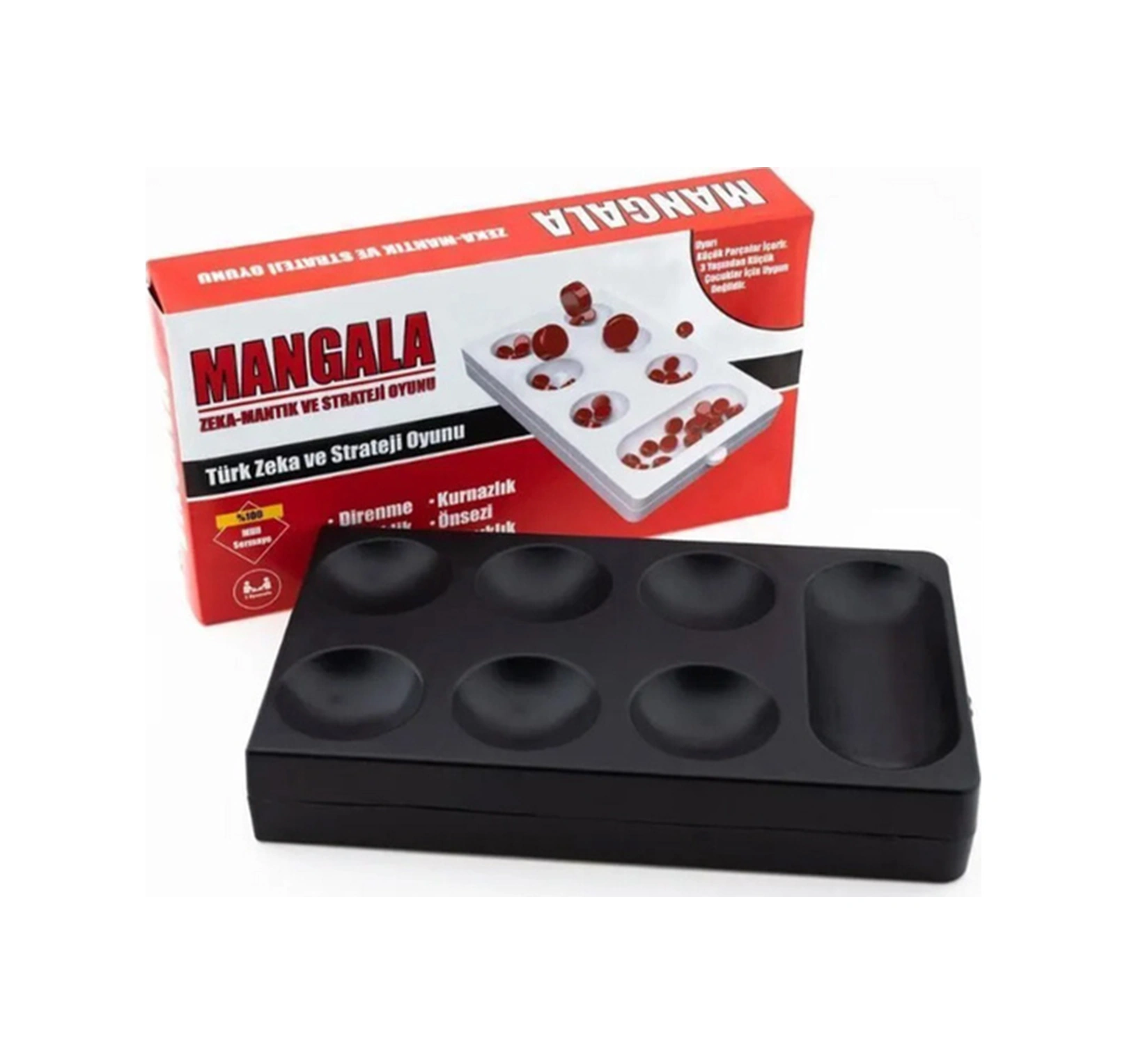 Mangala Strateji Ve Akıl Oyunu 2 Kişilik Zeka Oyunları Çocuk Kutu Oyunları