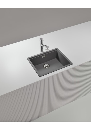 Schock - Lahti N100l Croma 50 Cm Tezgahaltı/tezgahüstü Granit Evye Diğer