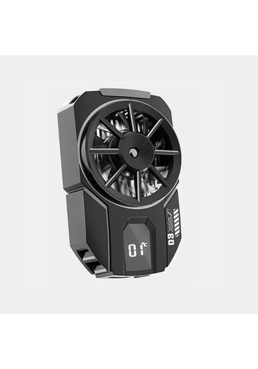 Coofbe Ultra Sessiz Turbo Hızlı Sıcaklık Göstergeli Telefon Soğut