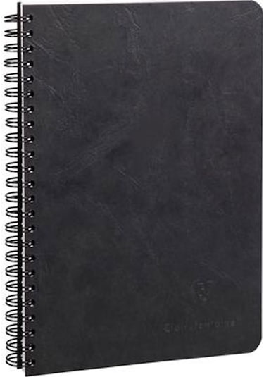 Clairefontaine Age Bag Wirebound A5 Çizgili Defter Siyah 785361c