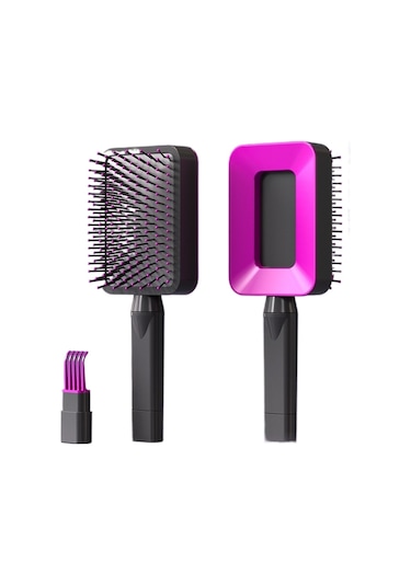 Jzcat Ev Tipi Basit Hava Yastıklı Tarak Mor