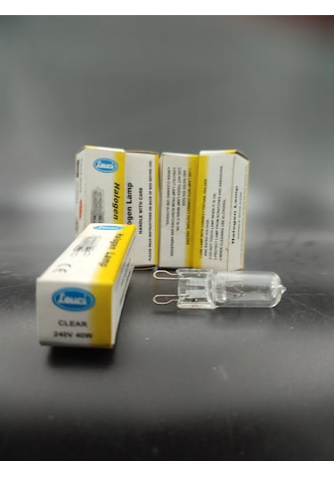 G.9 Halojen Ampul 40 Watt Şeffaf Renkte 5.adetli Paket