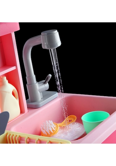 Pilli Interaktif Lavabo Seti  Pembe