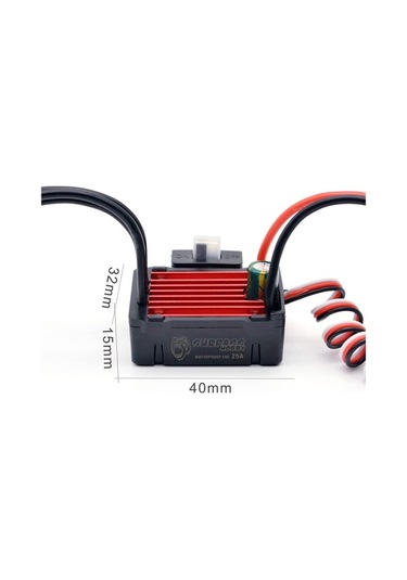 Bloomnest 25a Esc Bec Xt60 Fişli 2s Su Fırçasız 1/16 1/18 1/20 Rc Araba Esc 2030 2040 2430 2440 2445 Motor