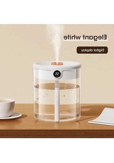 Novahub 2l Hava Nemlendirici, Lcd Nem Göstergesi, Gece Lambası, Çift Meme, Aroma Difüzörü, Ev-ofis İçin Çok Renkli