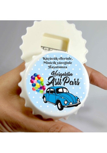 Baskiistiyorumm Hoşgeldin Bebek Açacak Magnet Açacaklı Kapak Şeklinde Magnet (387463157)