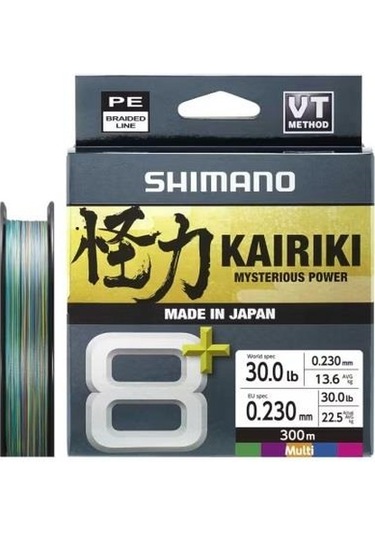 Shimano Kairiki 8+ 300 Mt 0.23mm İp Misina Multi Color