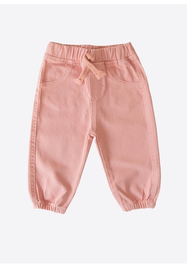 Kitikate Organik Gabardin Bebek Pantolon Pembe Pembe