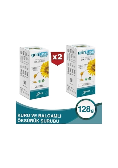 Grintuss Yetişkin Şurup 2 x 128 G