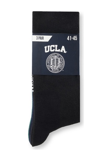 Sılvıus 3'lü Siyah Lacivert Yeşil Uzun Jakarlı Standard Fit Unisex Çorap Siyah Lacivert Yeşil