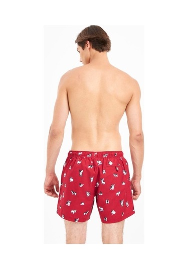 John Frank Erkek Mayo Şort jfsssw100-f-bulldog-burgundy-17757 001